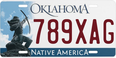 OK license plate 789XAG