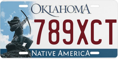 OK license plate 789XCT