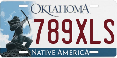 OK license plate 789XLS