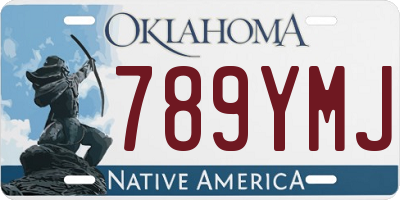 OK license plate 789YMJ