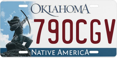 OK license plate 790CGV