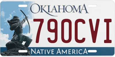 OK license plate 790CVI