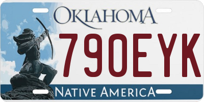 OK license plate 790EYK