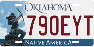 OK license plate 790EYT