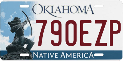 OK license plate 790EZP