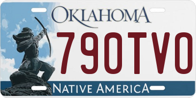 OK license plate 790TVO