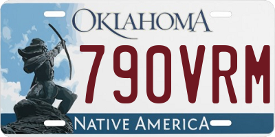 OK license plate 790VRM