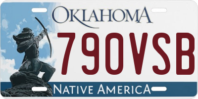 OK license plate 790VSB