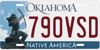 OK license plate 790VSD