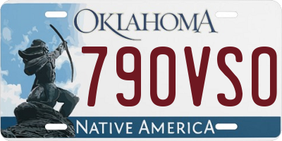 OK license plate 790VSO