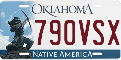 OK license plate 790VSX