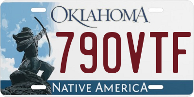 OK license plate 790VTF