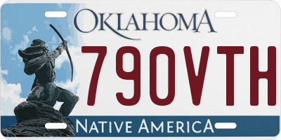 OK license plate 790VTH