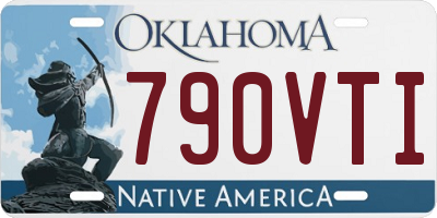 OK license plate 790VTI
