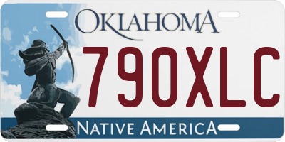 OK license plate 790XLC
