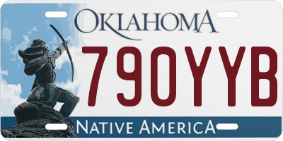 OK license plate 790YYB