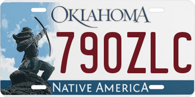 OK license plate 790ZLC