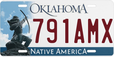 OK license plate 791AMX