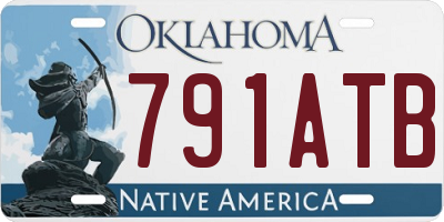 OK license plate 791ATB