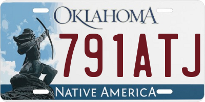 OK license plate 791ATJ