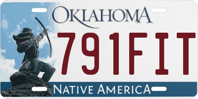 OK license plate 791FIT