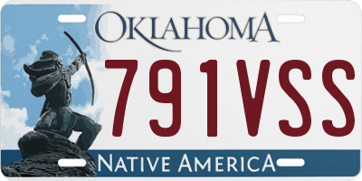 OK license plate 791VSS