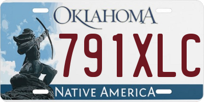 OK license plate 791XLC