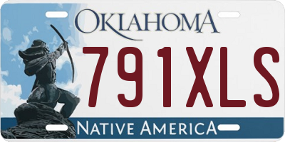 OK license plate 791XLS