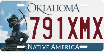 OK license plate 791XMX