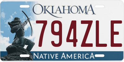 OK license plate 794ZLE