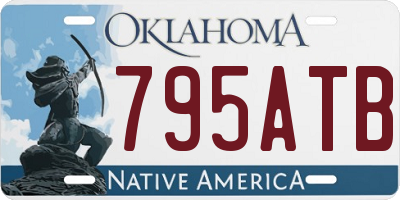 OK license plate 795ATB
