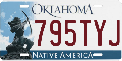 OK license plate 795TYJ