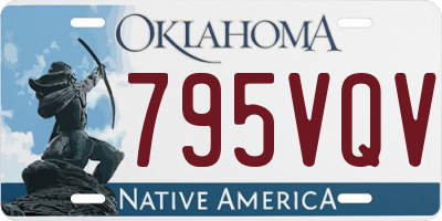 OK license plate 795VQV