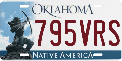 OK license plate 795VRS