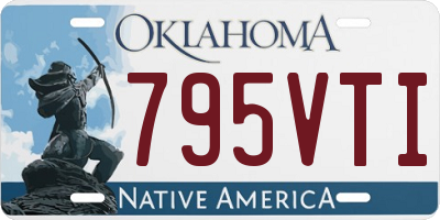 OK license plate 795VTI