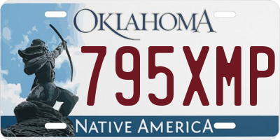 OK license plate 795XMP