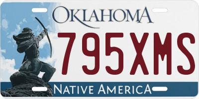 OK license plate 795XMS