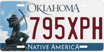 OK license plate 795XPH