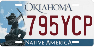 OK license plate 795YCP