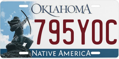 OK license plate 795YOC