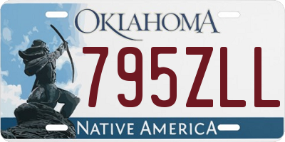 OK license plate 795ZLL