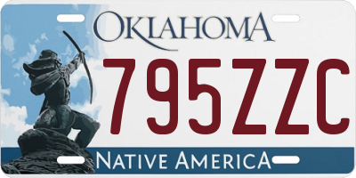 OK license plate 795ZZC