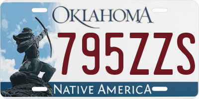 OK license plate 795ZZS