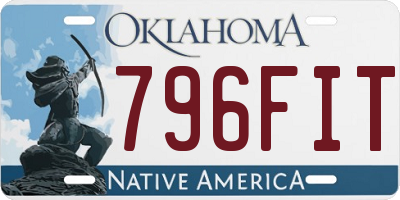 OK license plate 796FIT
