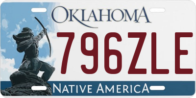 OK license plate 796ZLE