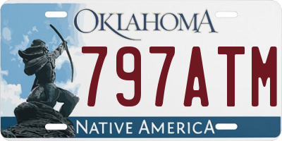 OK license plate 797ATM