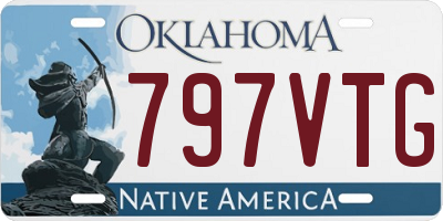 OK license plate 797VTG