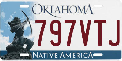 OK license plate 797VTJ