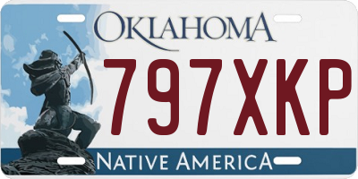 OK license plate 797XKP