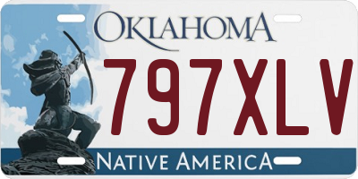 OK license plate 797XLV